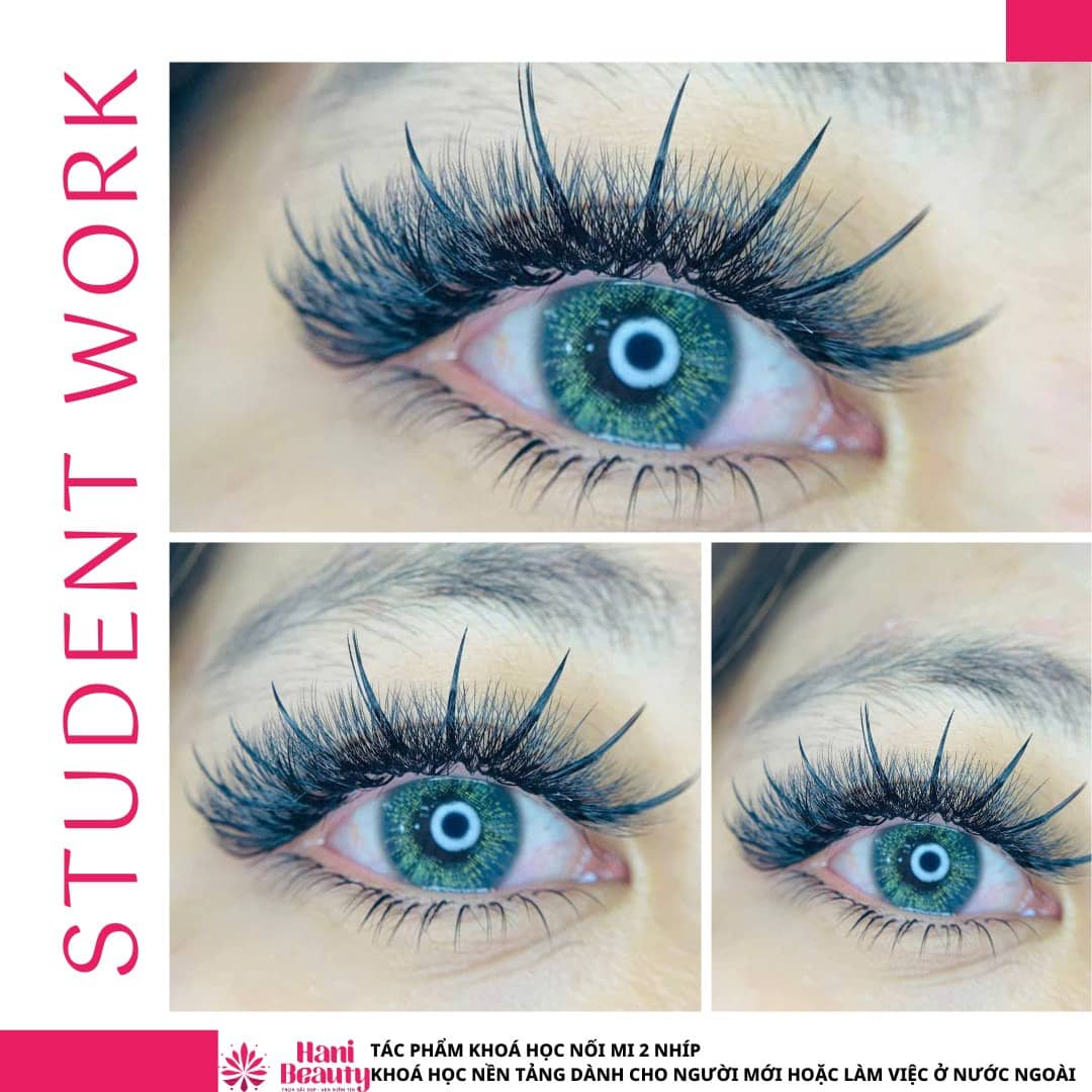 Học nối mi chi phí trọn gói, rèn kỹ năng quan sát, chỉnh sửa mi để đạt độ hoàn hảo.