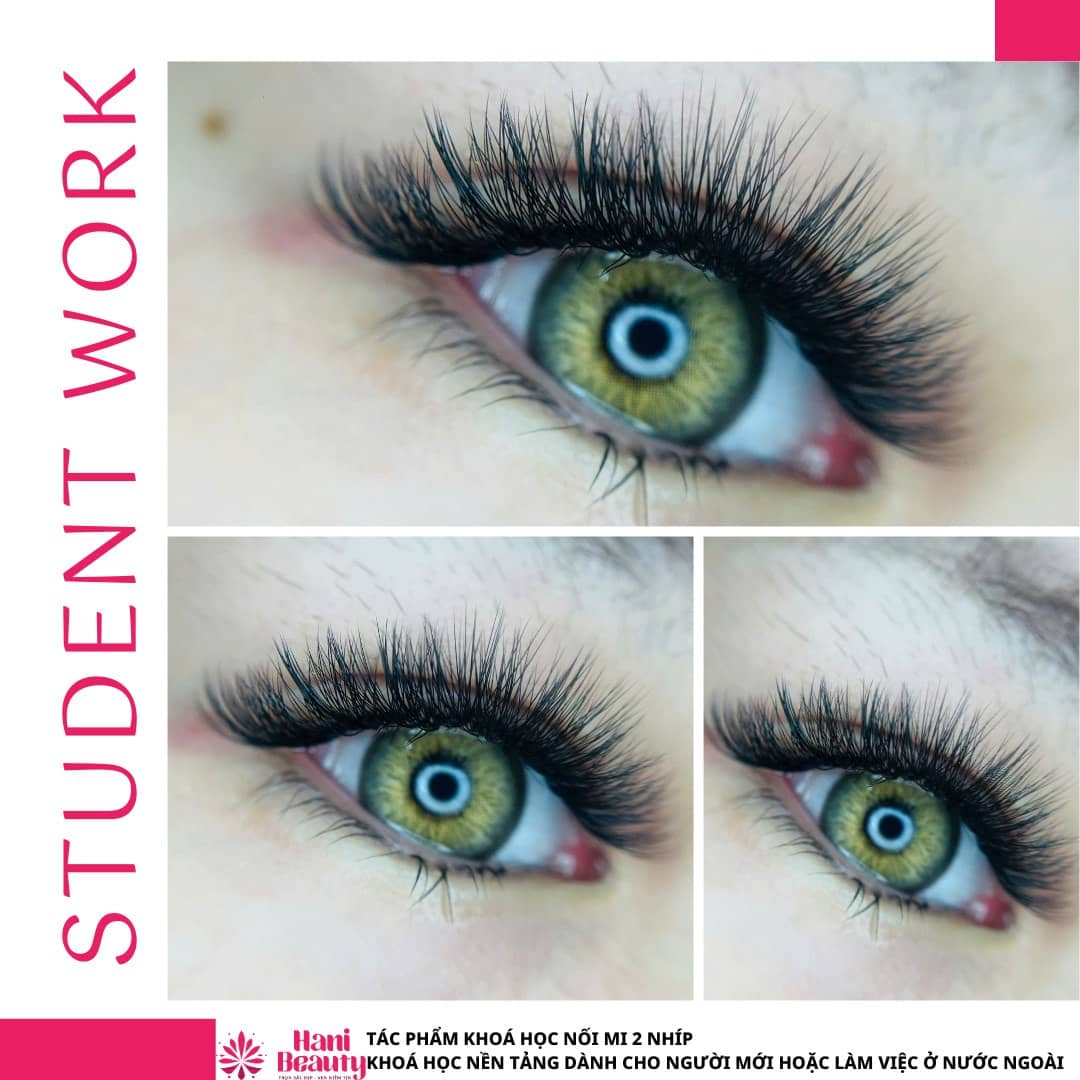 Học nối mi trọn gói tại TPHCM, thực hành bài bản từ cơ bản đến nâng cao, trang bị kỹ thuật và kỹ năng mềm để ra nghề thành thạo.