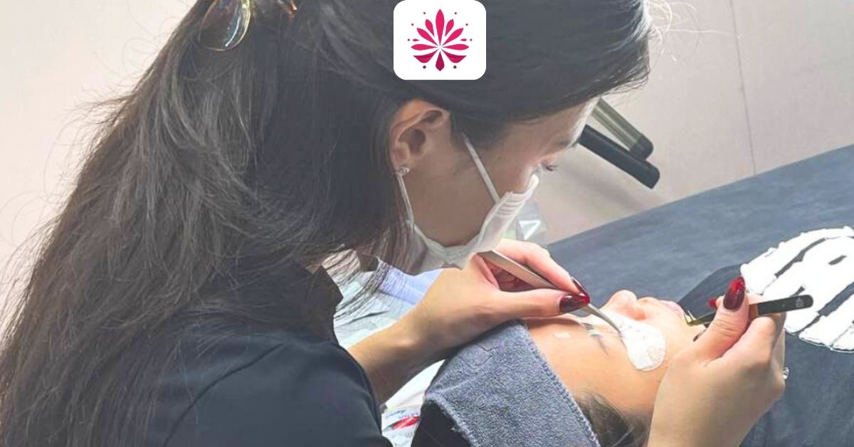 Thực hiện sai kỹ thuật làm cho hàng mi sau nối kém bền